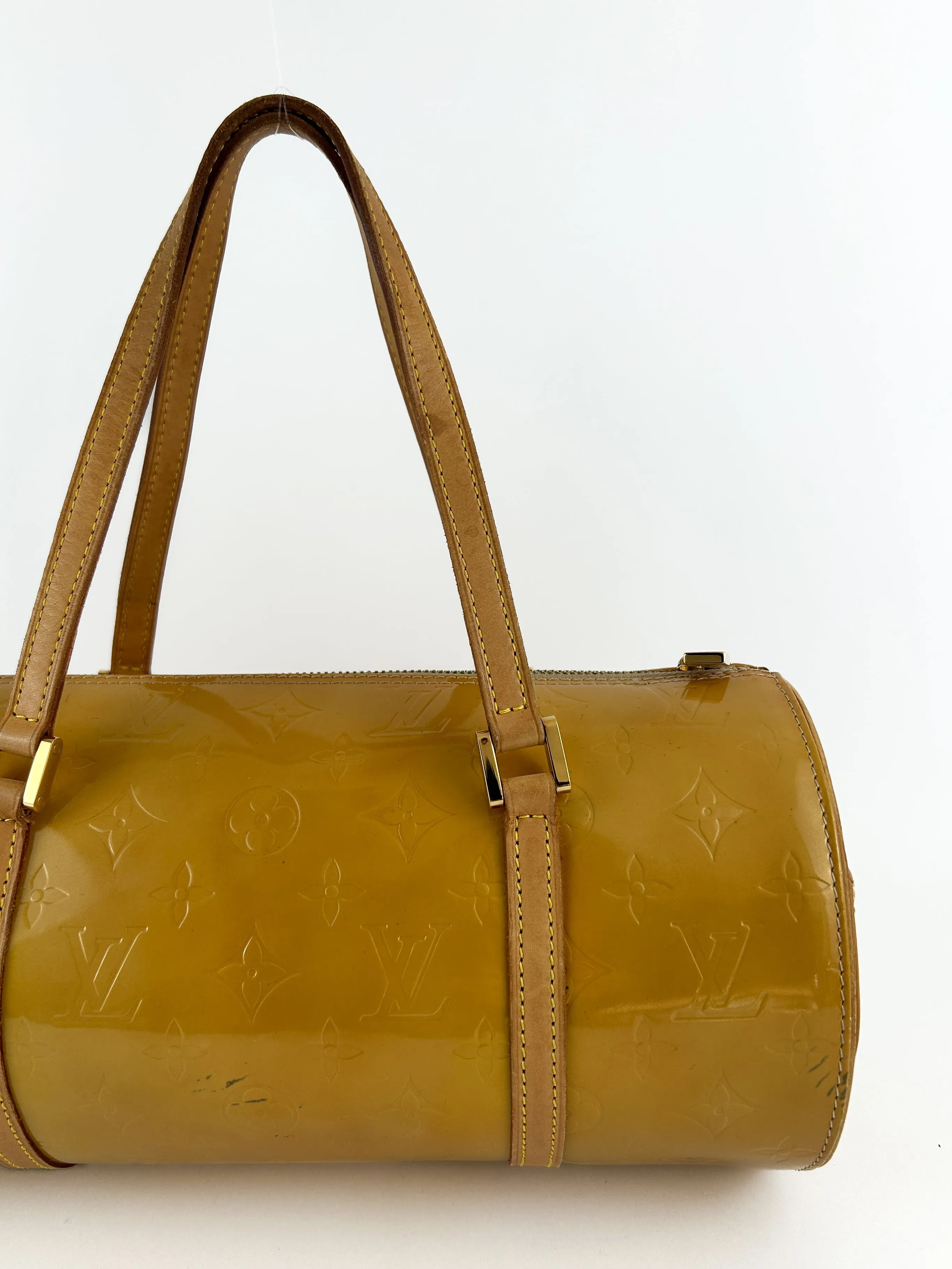 Vintage Louis Vuitton Vernis Bedford Handbag (Orange) (2002)