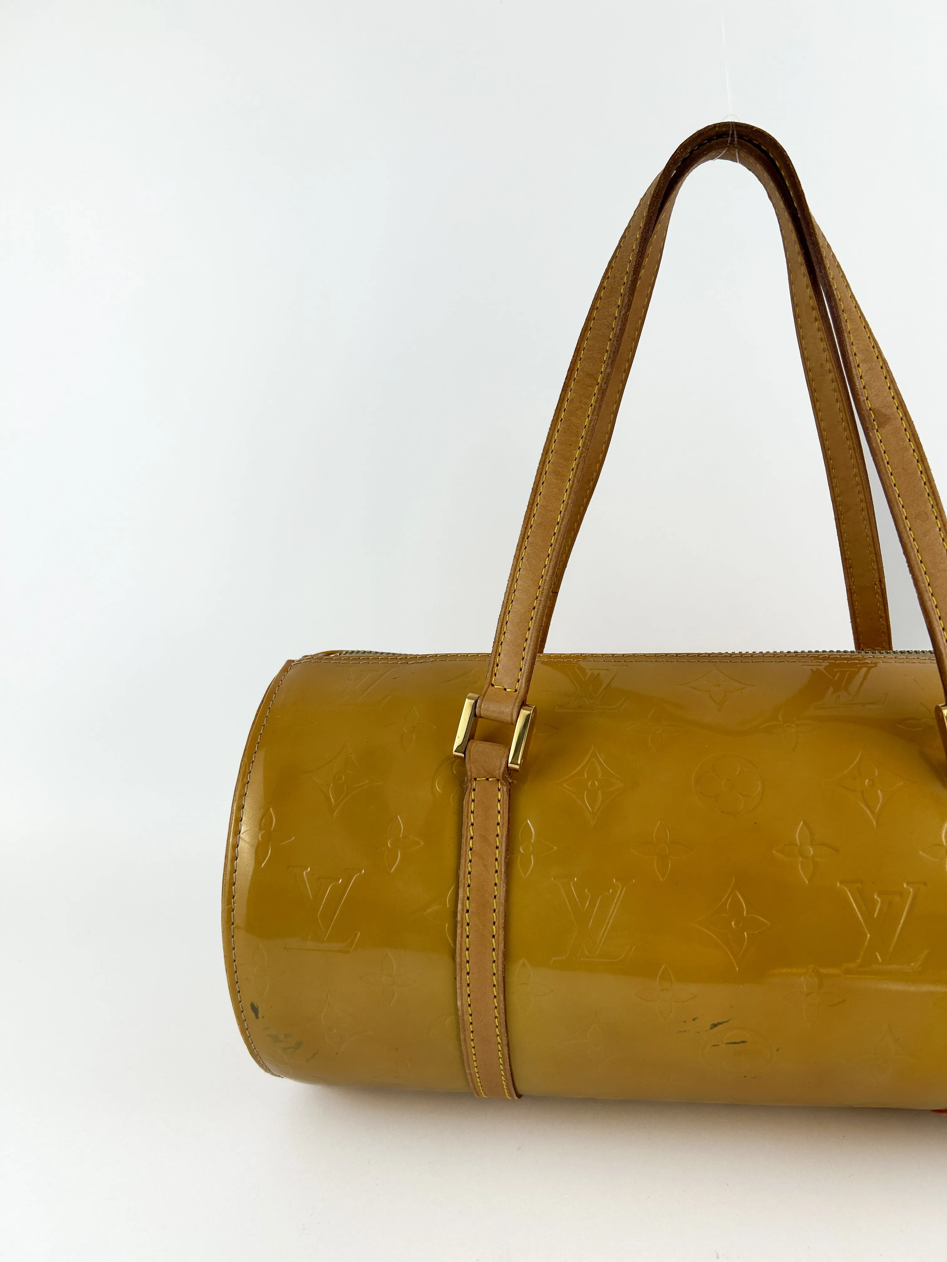 Vintage Louis Vuitton Vernis Bedford Handbag (Orange) (2002)
