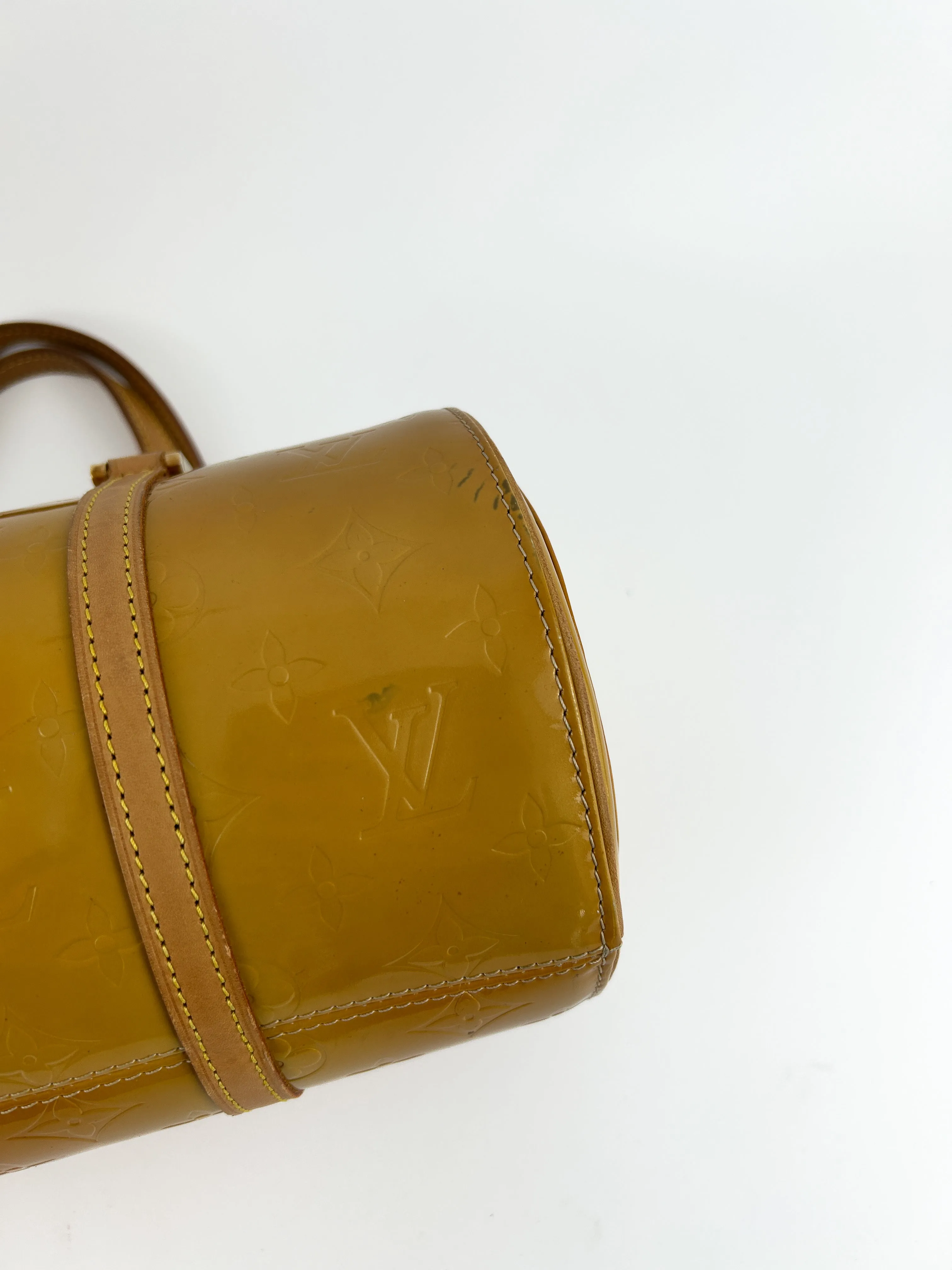 Vintage Louis Vuitton Vernis Bedford Handbag (Orange) (2002)