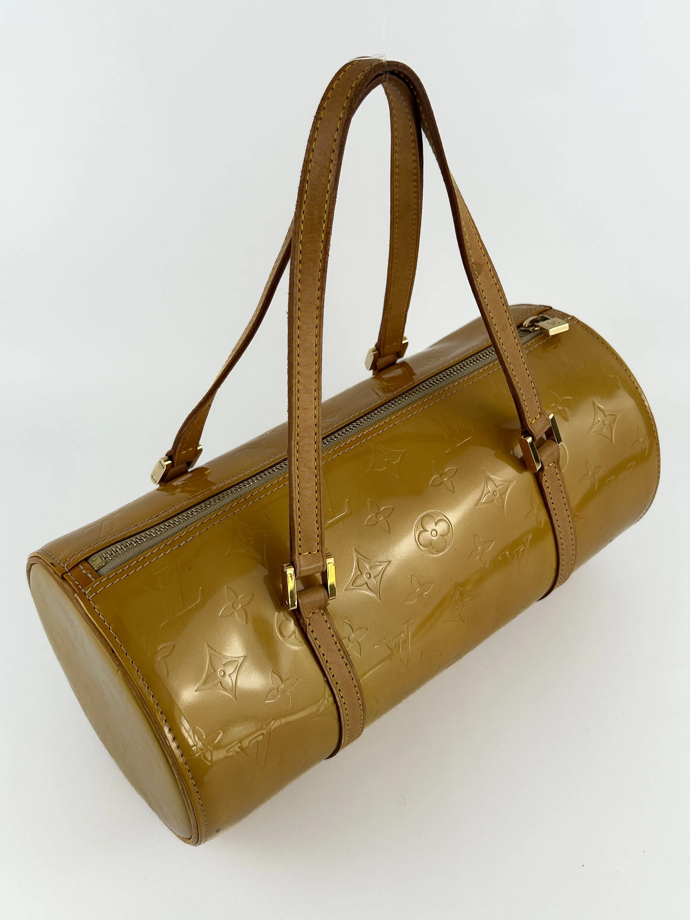 Vintage Louis Vuitton Vernis Bedford Handbag (Orange) (2002)