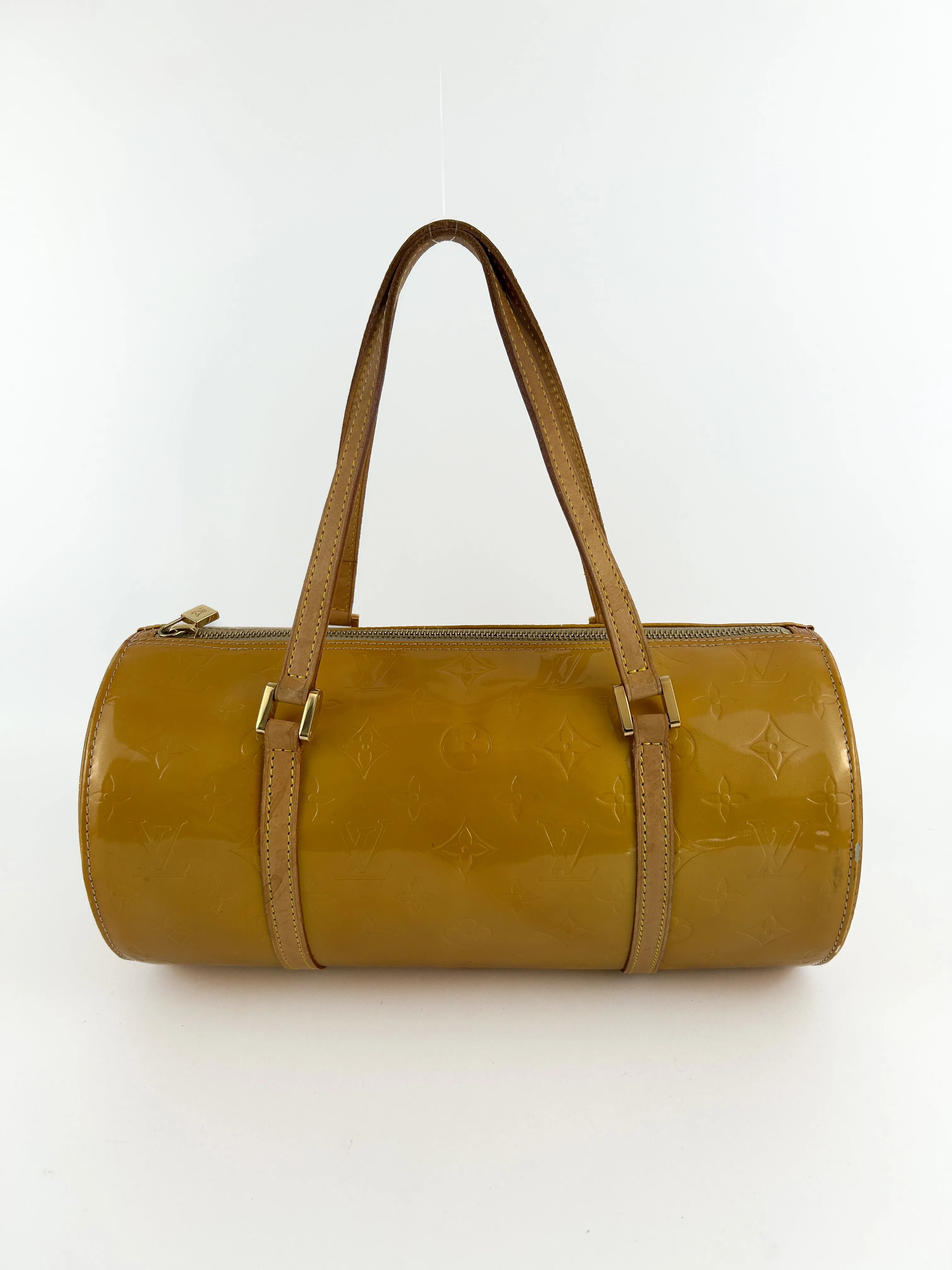 Vintage Louis Vuitton Vernis Bedford Handbag (Orange) (2002)