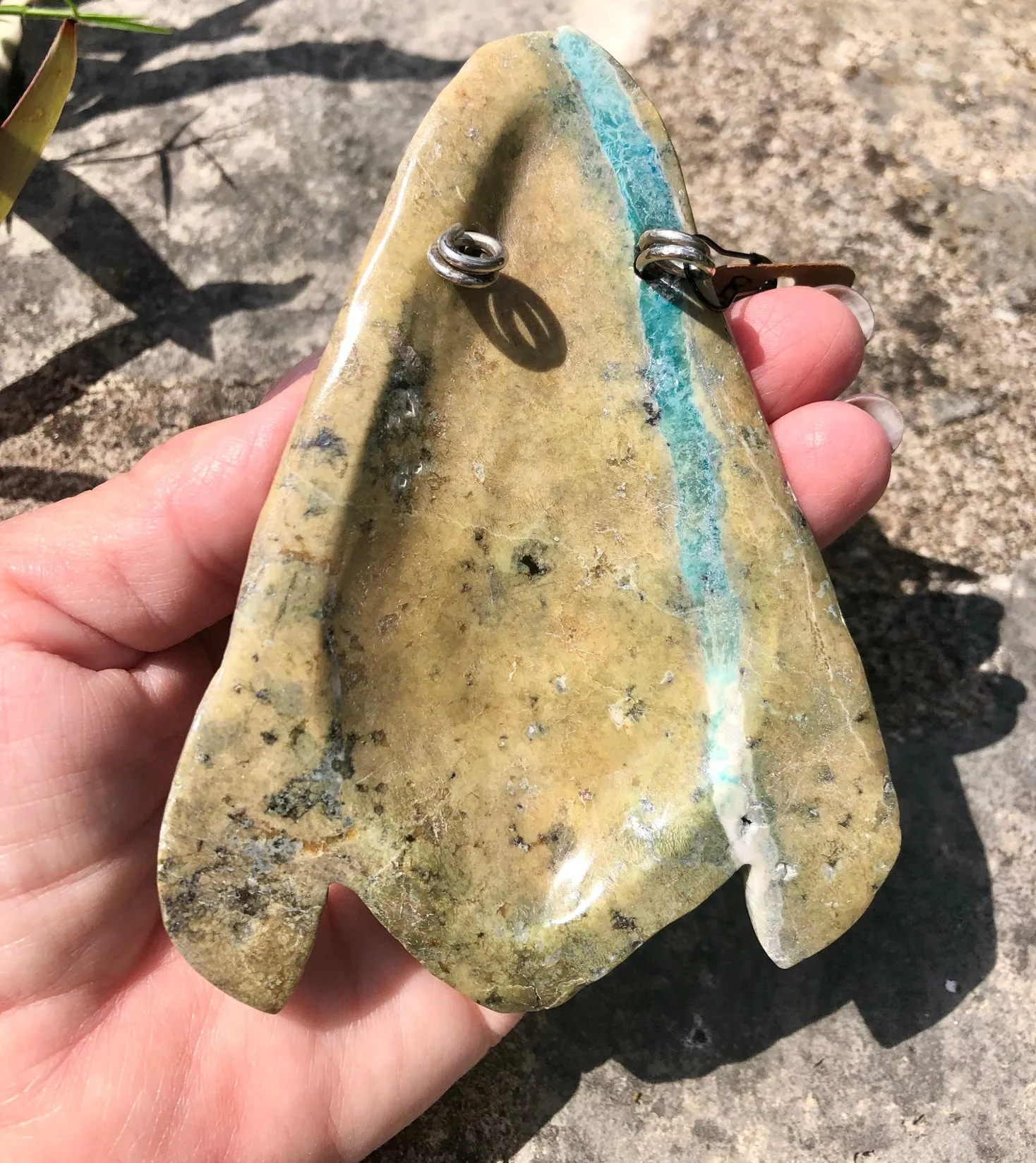 Vintage Oriental Jade Face Pendant