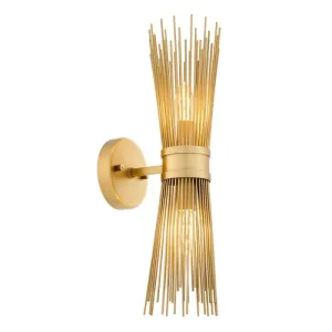 Wall Lamp Romeo Double - Antique Brass Finish