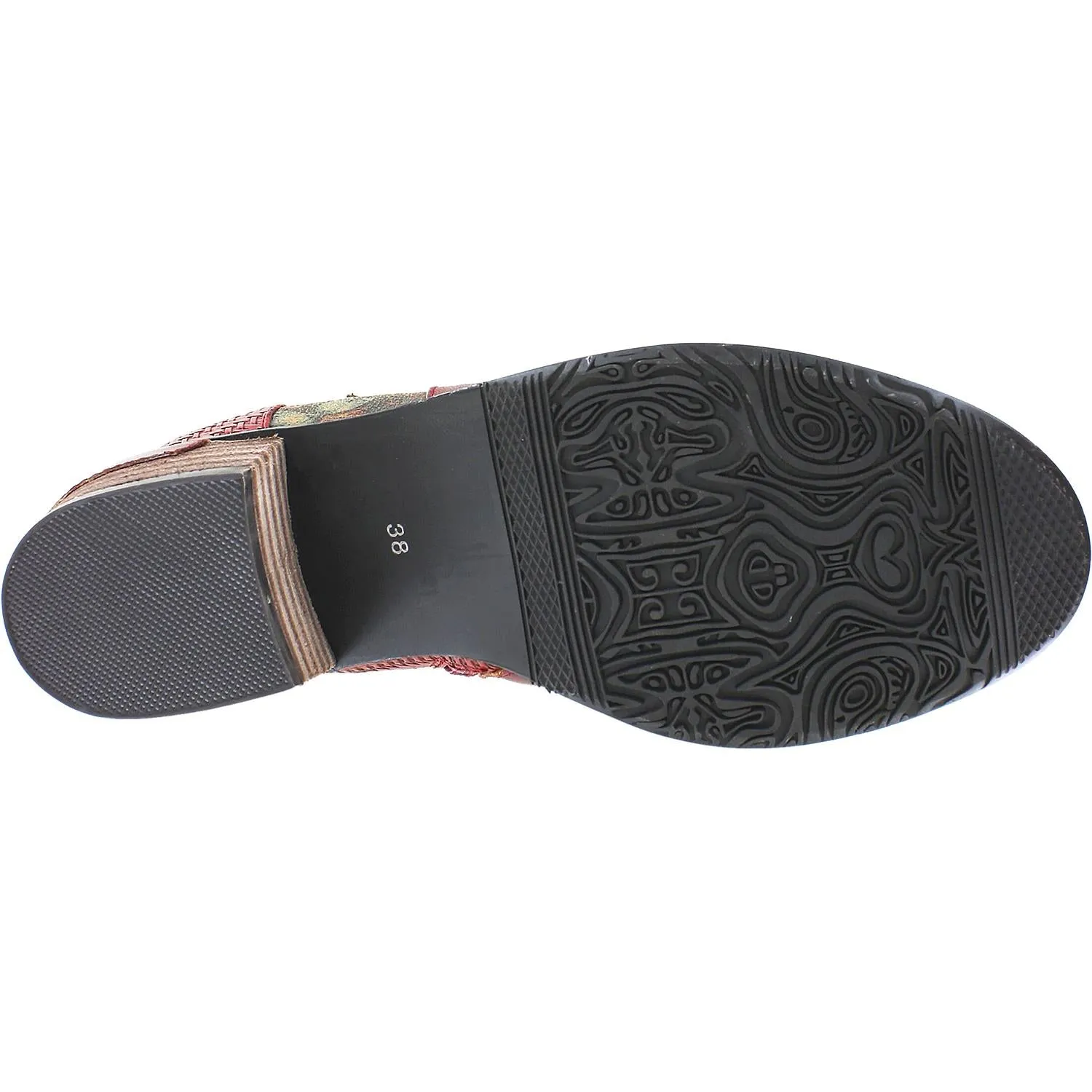 Women's Spring Step Kanessa Dark Red Leather
