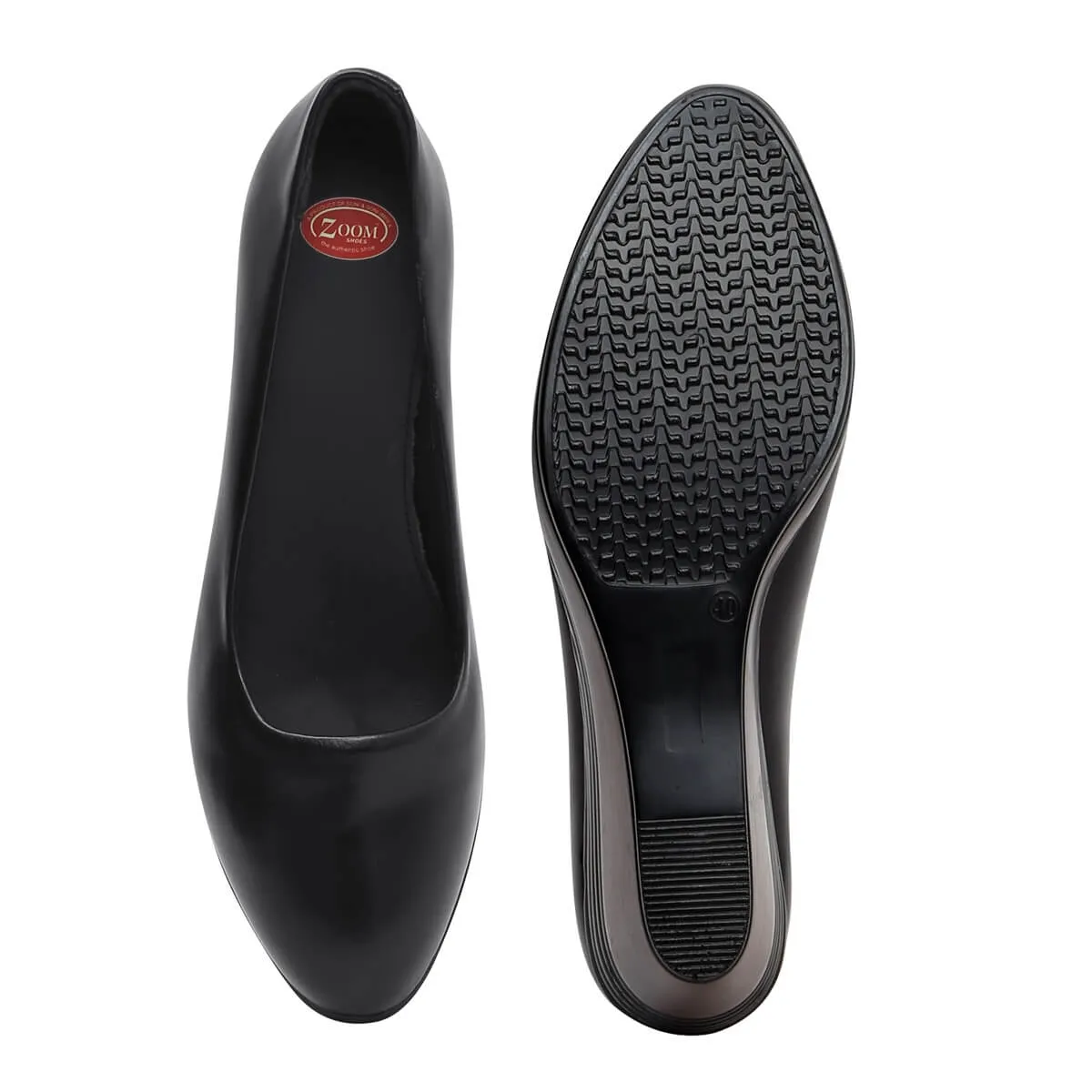 Zoom Shoes Original Leather Wedges Heel Bellies For Women L-051